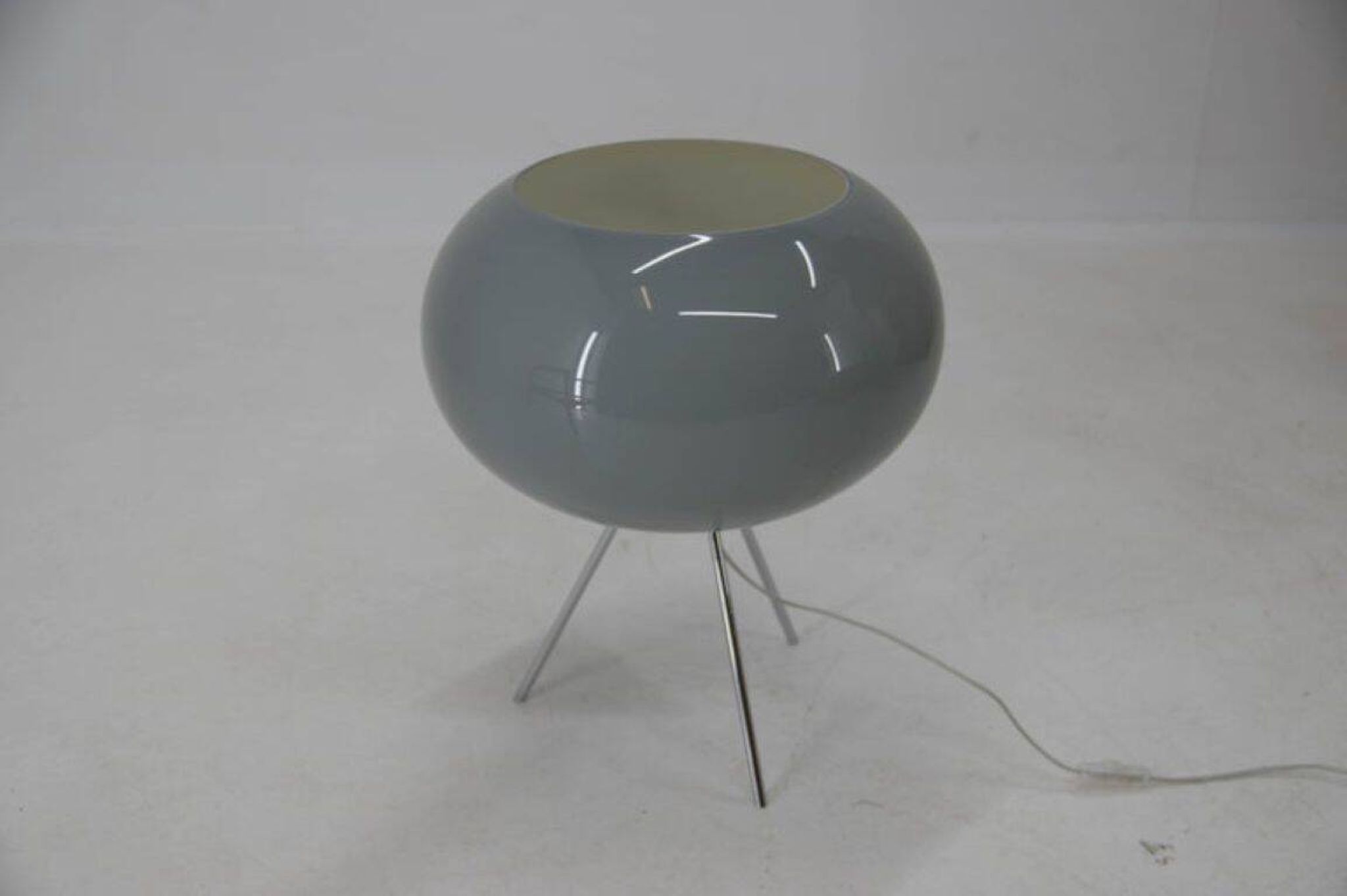 Modern Italian Glass and Steel Floor Lamp by Fontana Arte, 2010s