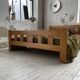 Lit 2 places massif Maison Regain 140 cm