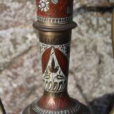 Verseuse orientale en laiton gravé – H29 cm x L22 cm x P7 cm