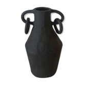 Vase boucles noir