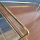 Console side table vinyl door