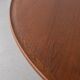 Table basse en teck Poul Jensen en forme de triangle