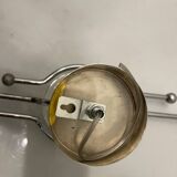 Steel Italian Sconces Sculptural Form Glass Lens 1970 Stilkronen