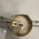 Steel Italian Sconces Sculptural Form Glass Lens 1970 Stilkronen