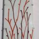 Vintage IKEA GYLLEN Julia Treutiger 1990s wall lamp white fall