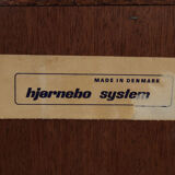 Bibliothèque en palissandre, design danois, années 1970, fabriquée par Hjørnebo