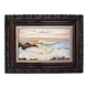 Cuadro antiguo del mar al óleo firmada. Marina al oleo firmada.