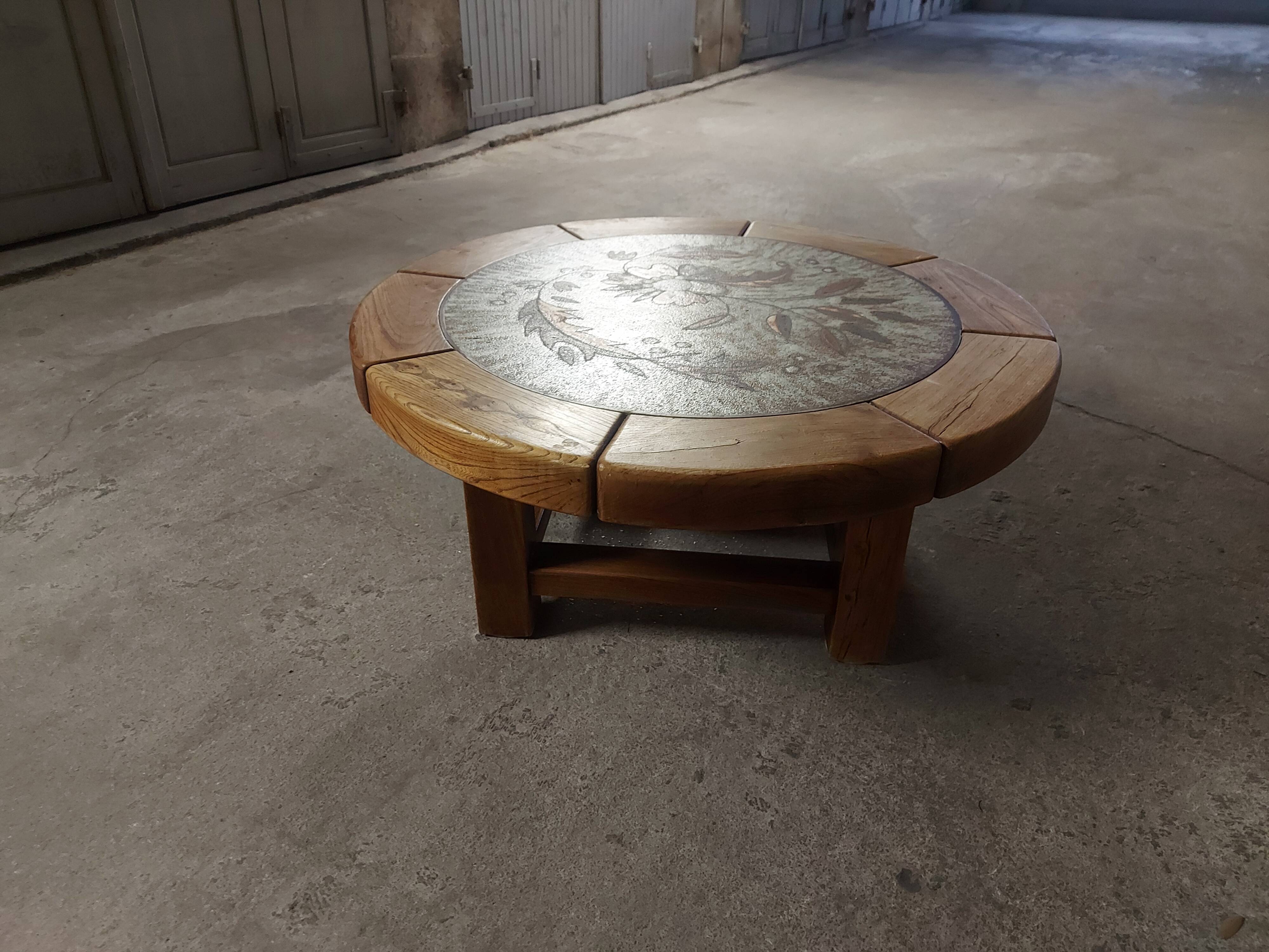Table vintage ceramic top 50's, 60'S