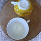 Two Large Yellow Polka Dot Cups Sarreguemines Vintage