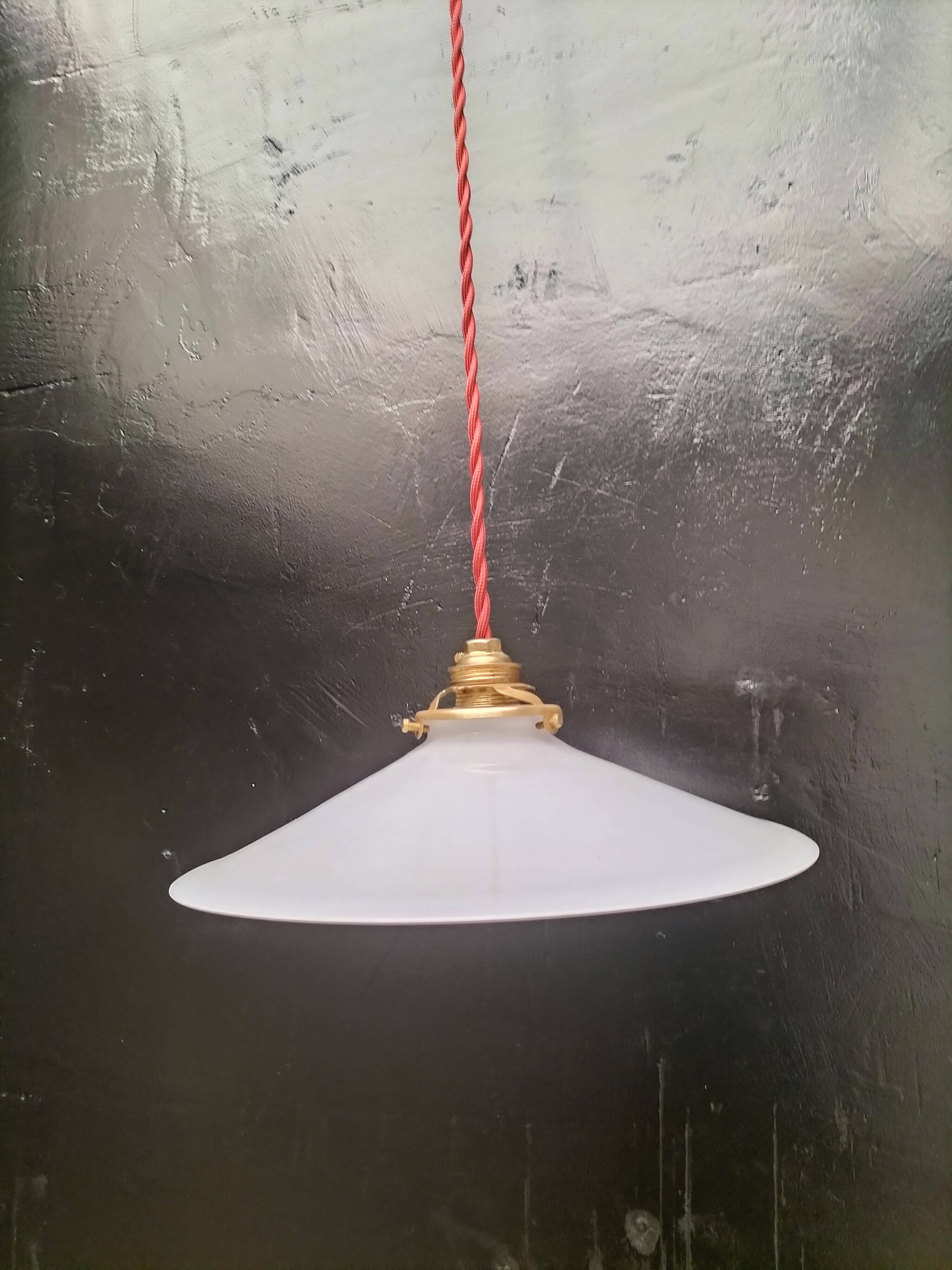 Opaline pendant light