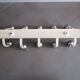 Vintage metal coat rack