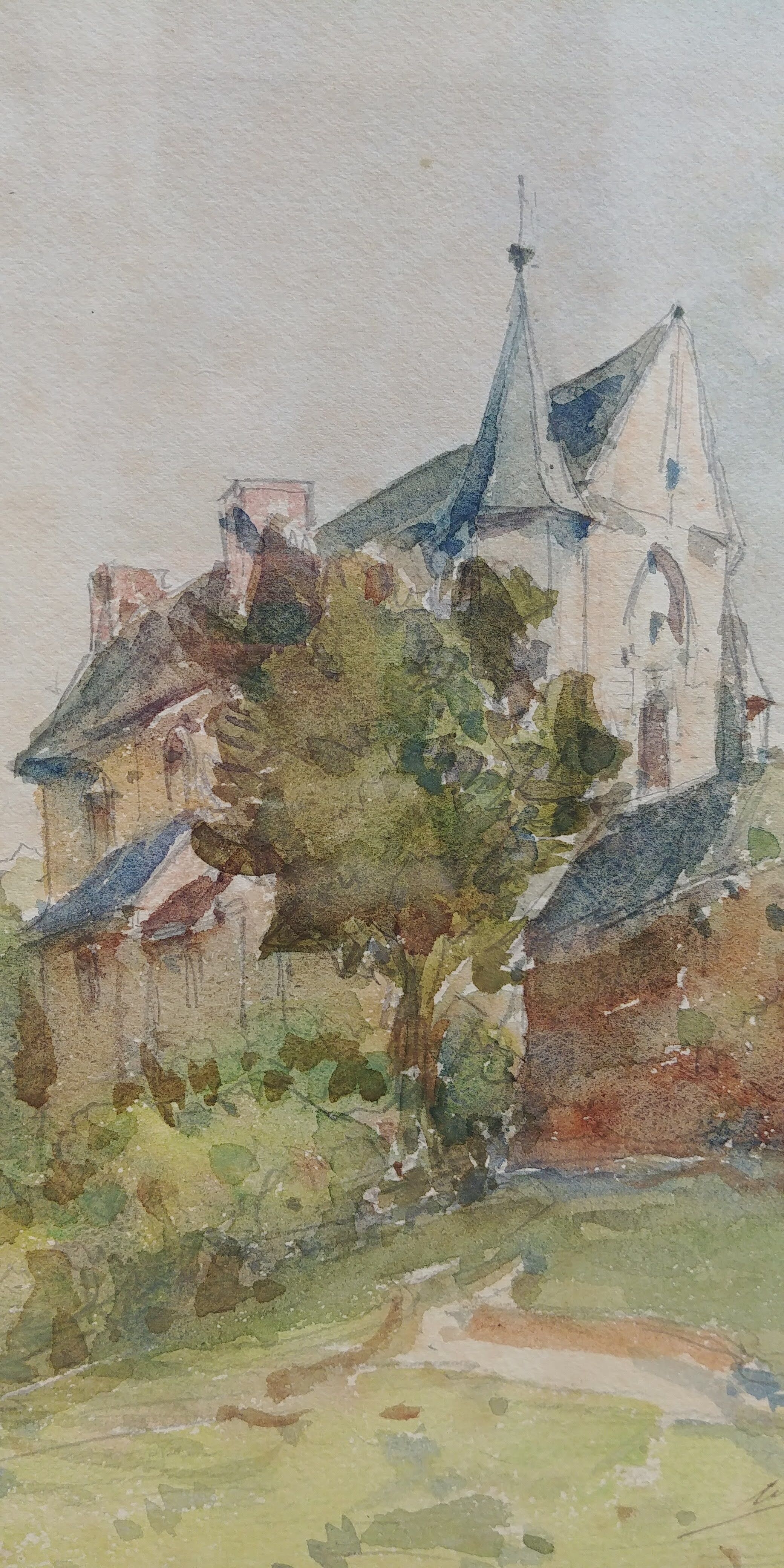 Ancient landscape painting