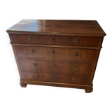 Antique walnut chest of drawers