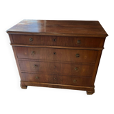 Antique walnut chest of drawers