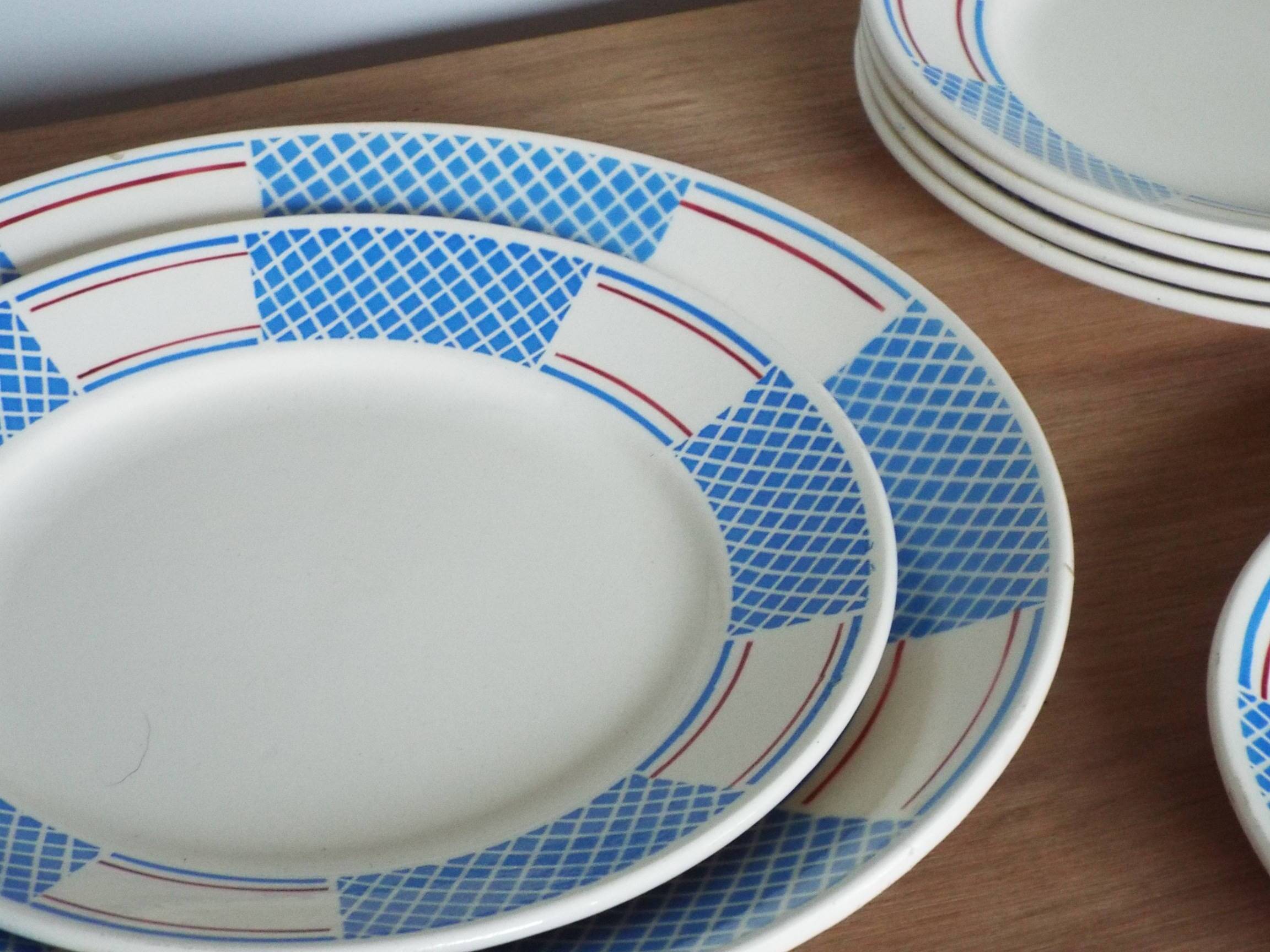 6 Badonviller Beausoleil flat plates
