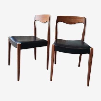 Paire de chaises danoises