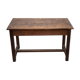 Table bois ancienne table de cuisine table salon campagne, chalet, table avec tiroirs