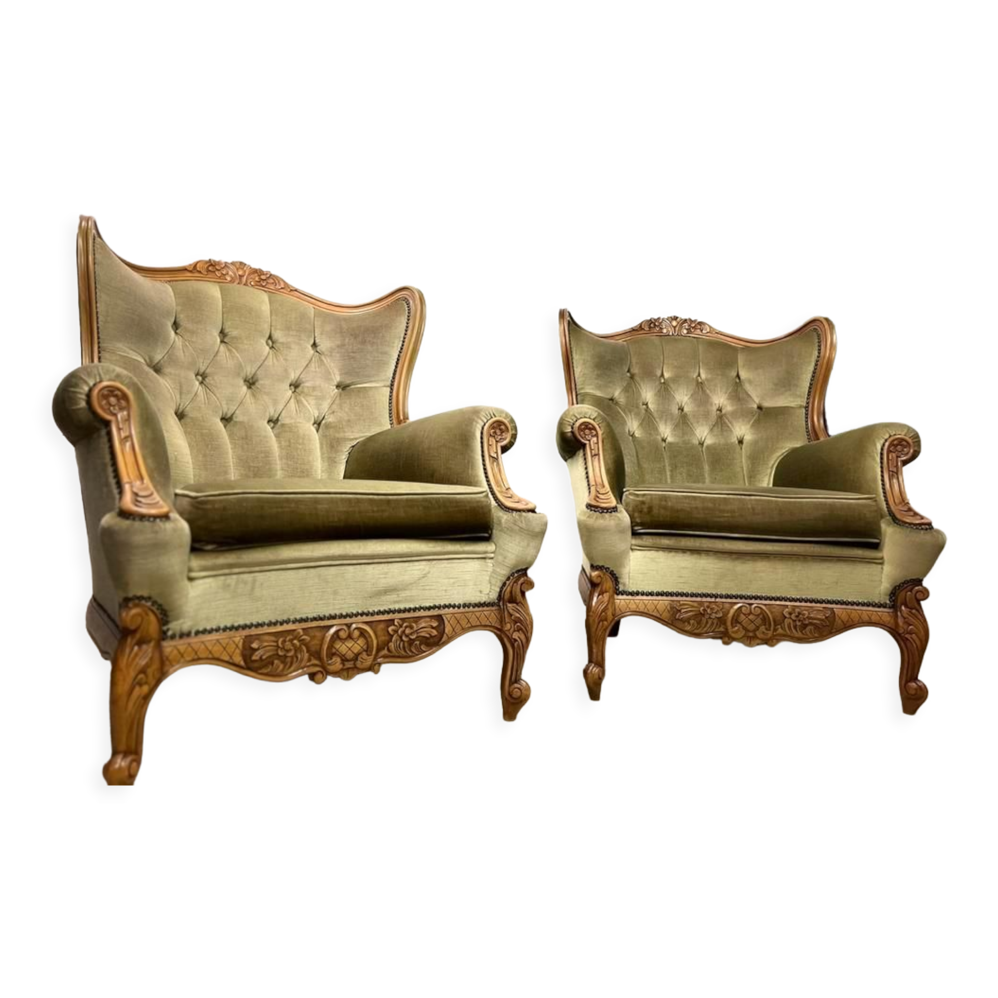 Set of 2 vintage armchairs