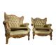 Ensemble de 2 fauteuils vintage