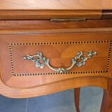 Marquetry slope desk