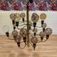 Lustre en métal chromé, années 1970