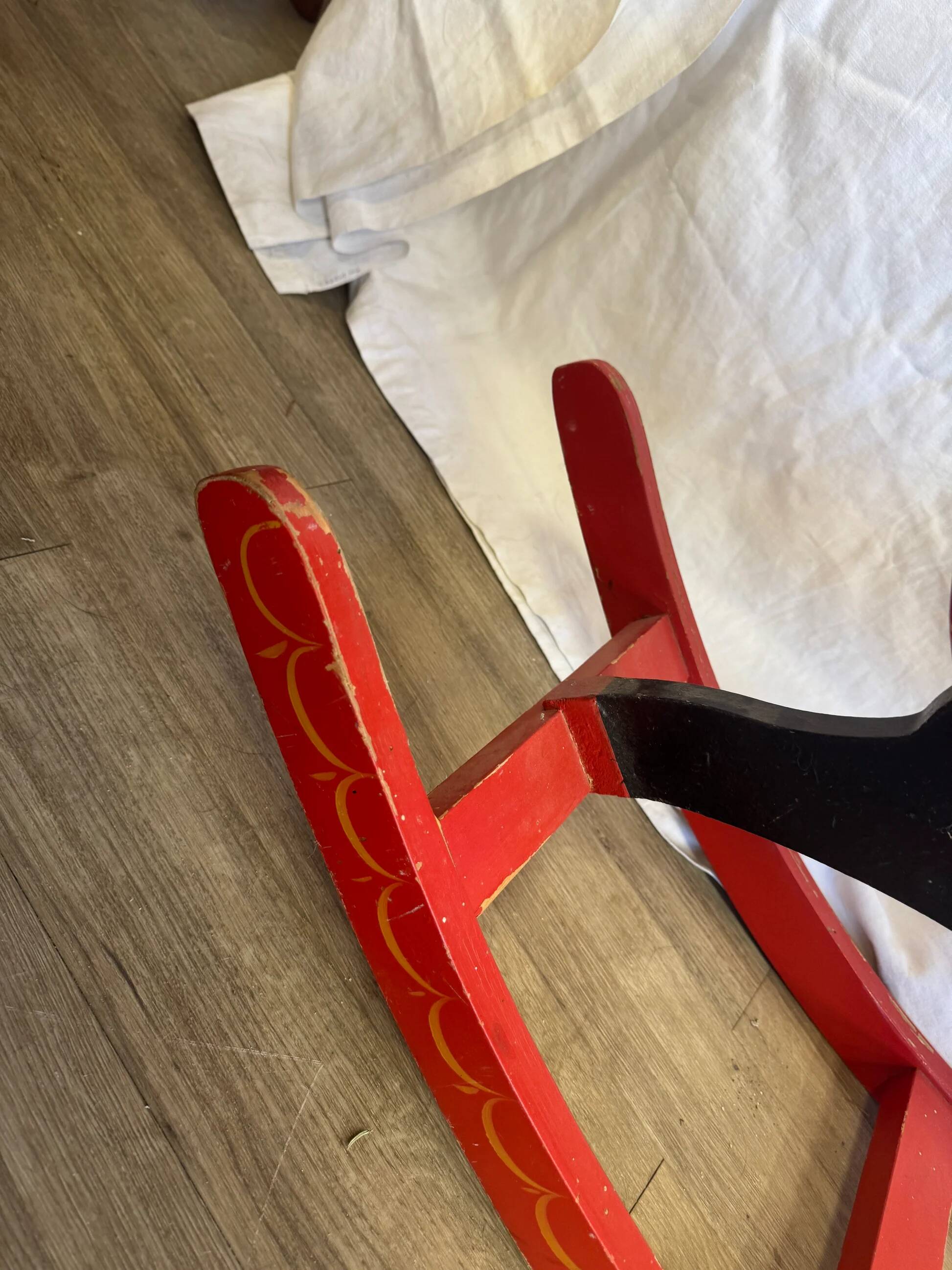 Vintage Russian rocking horse, 70s