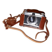 Foca sport 24-36 film camera with external flash and cover