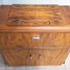 Art Deco walnut burl bar