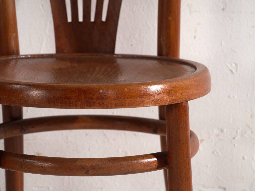 Antique bentwood chairs in Thonet style – Hungary, circa 1960 #7 - Set of 2 pieces