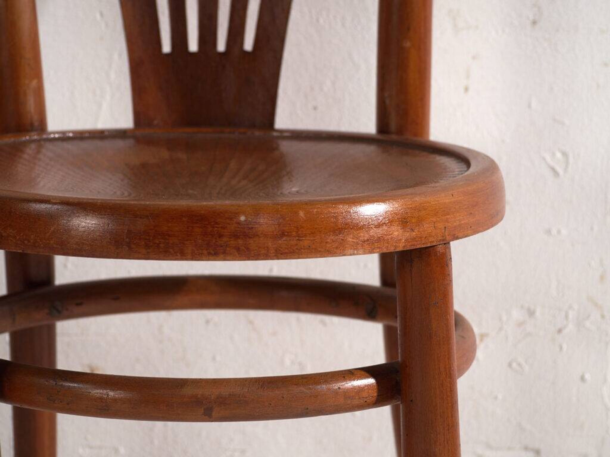 Antique bentwood chairs in Thonet style – Hungary, circa 1960 #7 - Set of 2 pieces