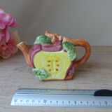 Miniature Potato Shaped Teapot Vintage Ceramic Chewable