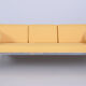 Canapé tubulaire en cuir jaune Bauhaus entièrement restauré, Robert Slezák, années 1930