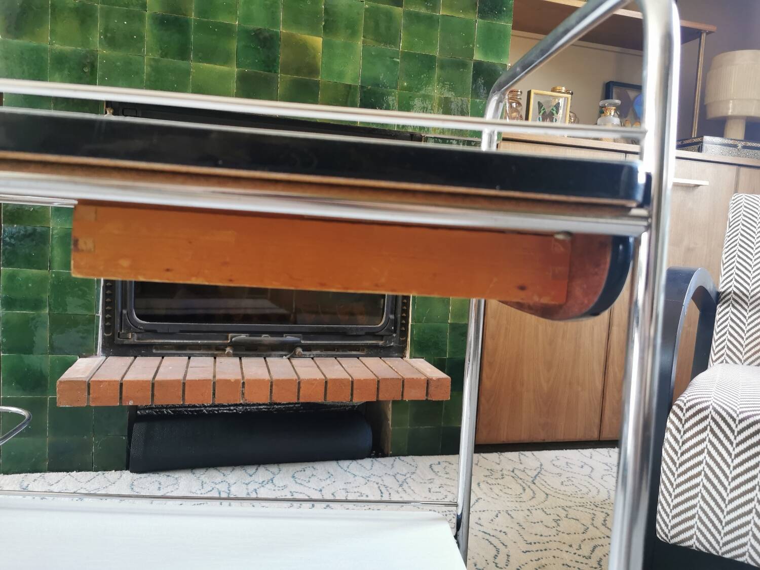 Vintage rolling trolley