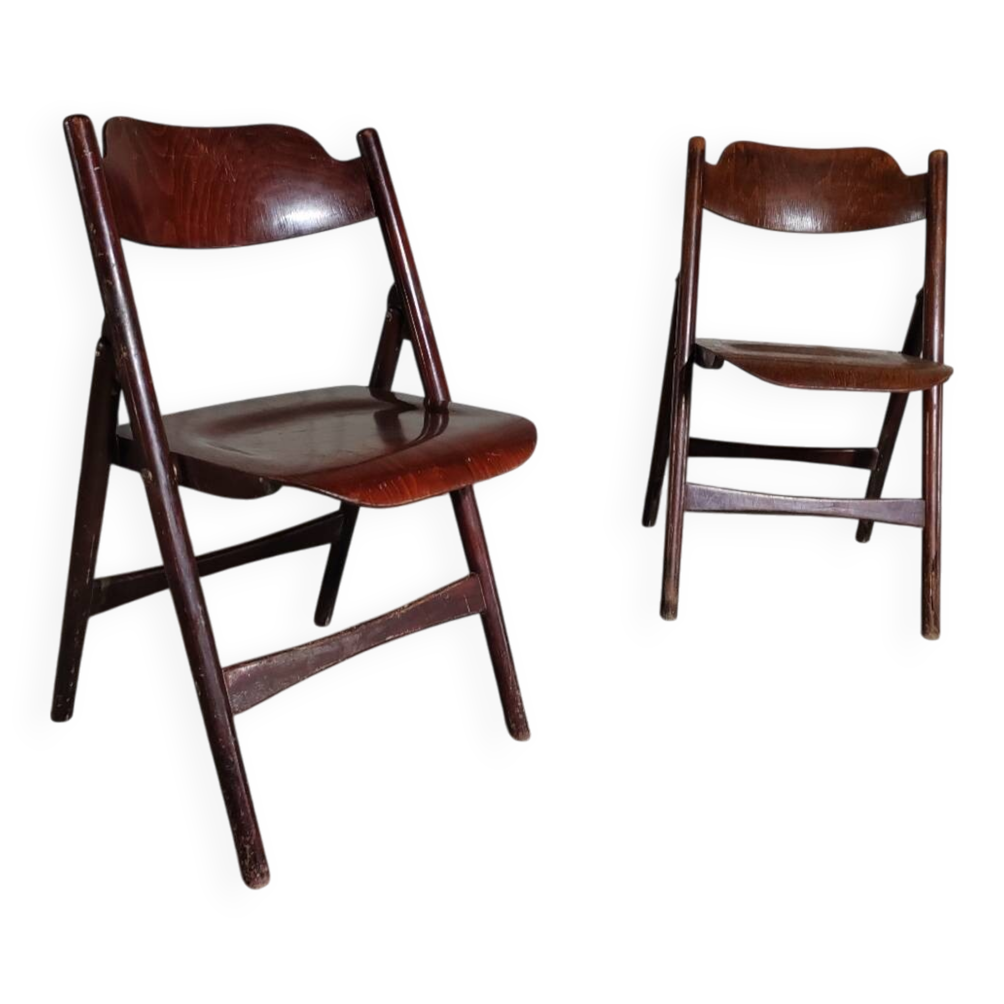 Paire de chaises pliantes Thonet