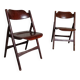 Paire de chaises pliantes Thonet