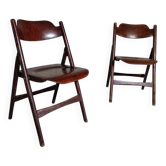 Pair of Thonet folding chairs