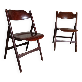 Paire de chaises pliantes Thonet