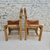 Pair of leather chairs from Regain