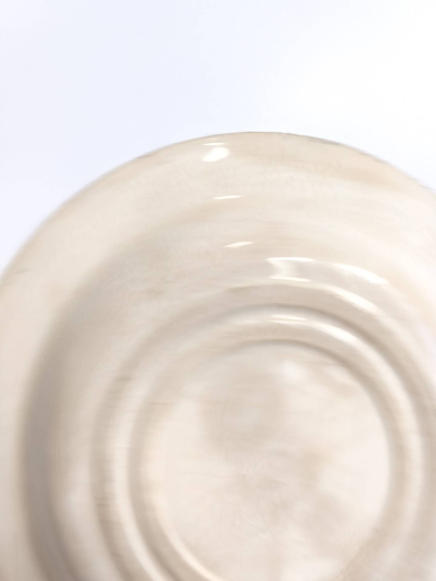 Vintage decorative plate, Gien Chardon bleu model, ironstone.