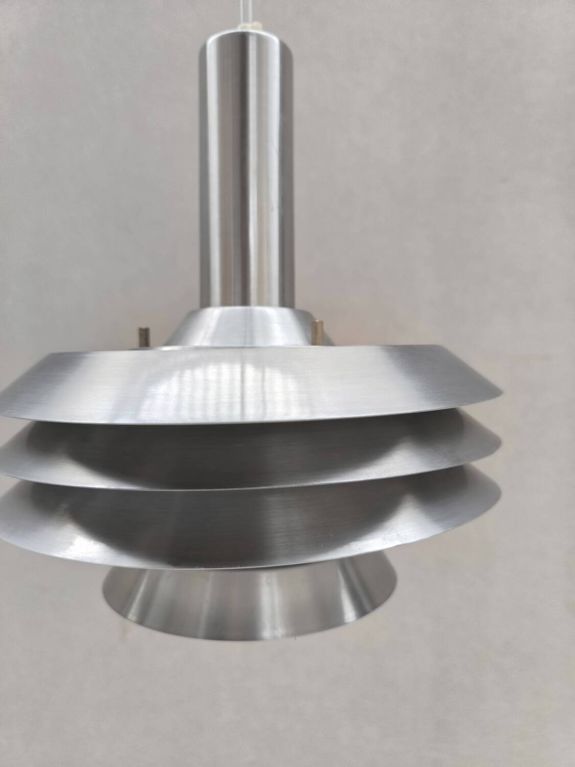 Suspension Aluminium par Lyskaer Belysning 1960s