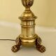 Brass table lamp, empire style