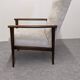Pair of vintage stained beech armchairs from the 50s/60s