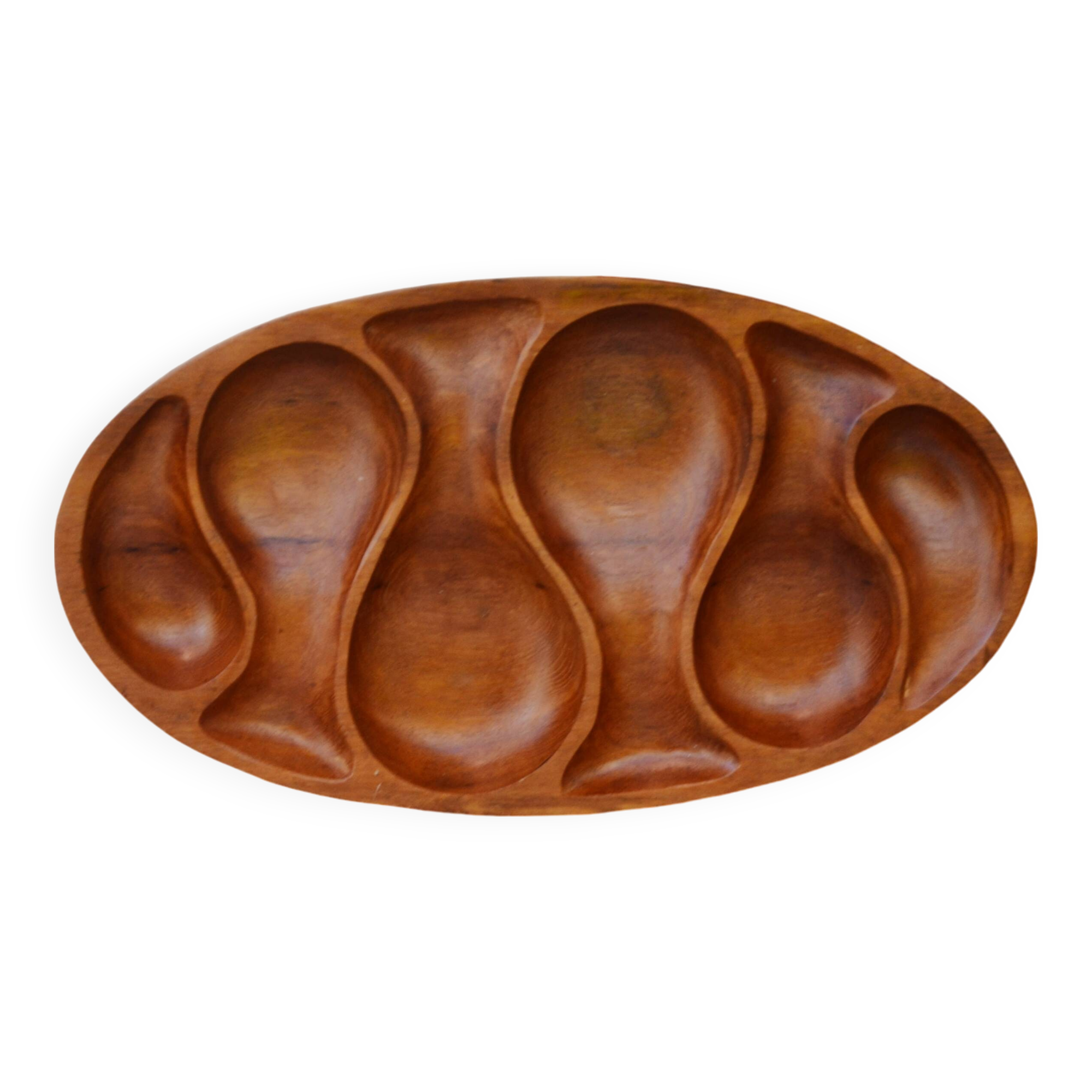 Mid Century Teak Bowel by Laur Jensen Odense Dish Server