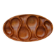 Mid Century Teak Bowel by Laur Jensen Odense Dish Server