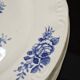 Lot de 8 assiettes plates en faïence de Boch Frères La Louvière "Rohdia"