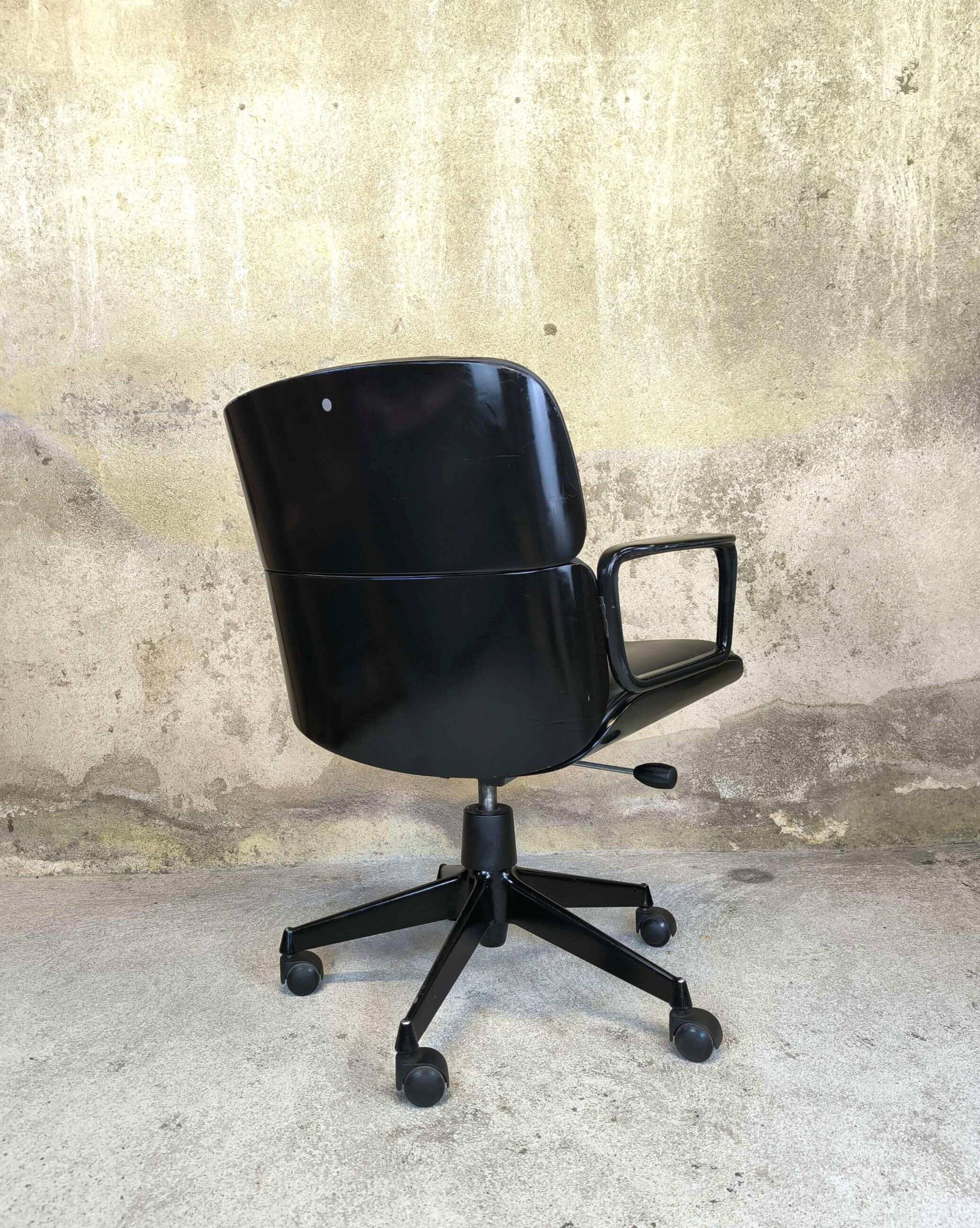 Vintage office chair by Ico Parisi for MIM Roma