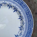 4 assiettes plates modele Gaulois, creil et montereau et Elorn, digoin sarreguemines, collector