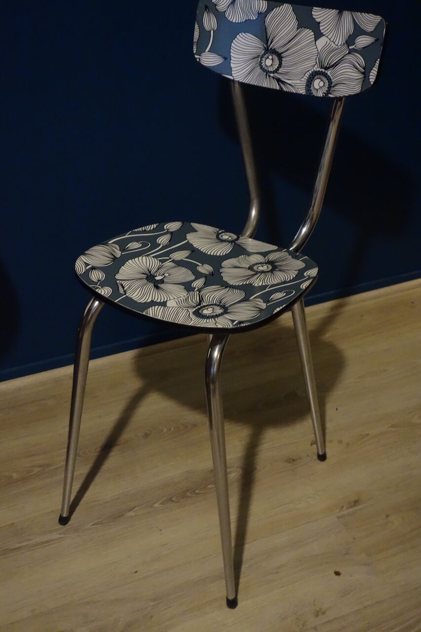 4 restyled formica chairs