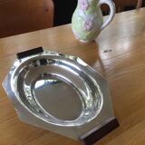 Plat métal argenté signé Roux Marquiand