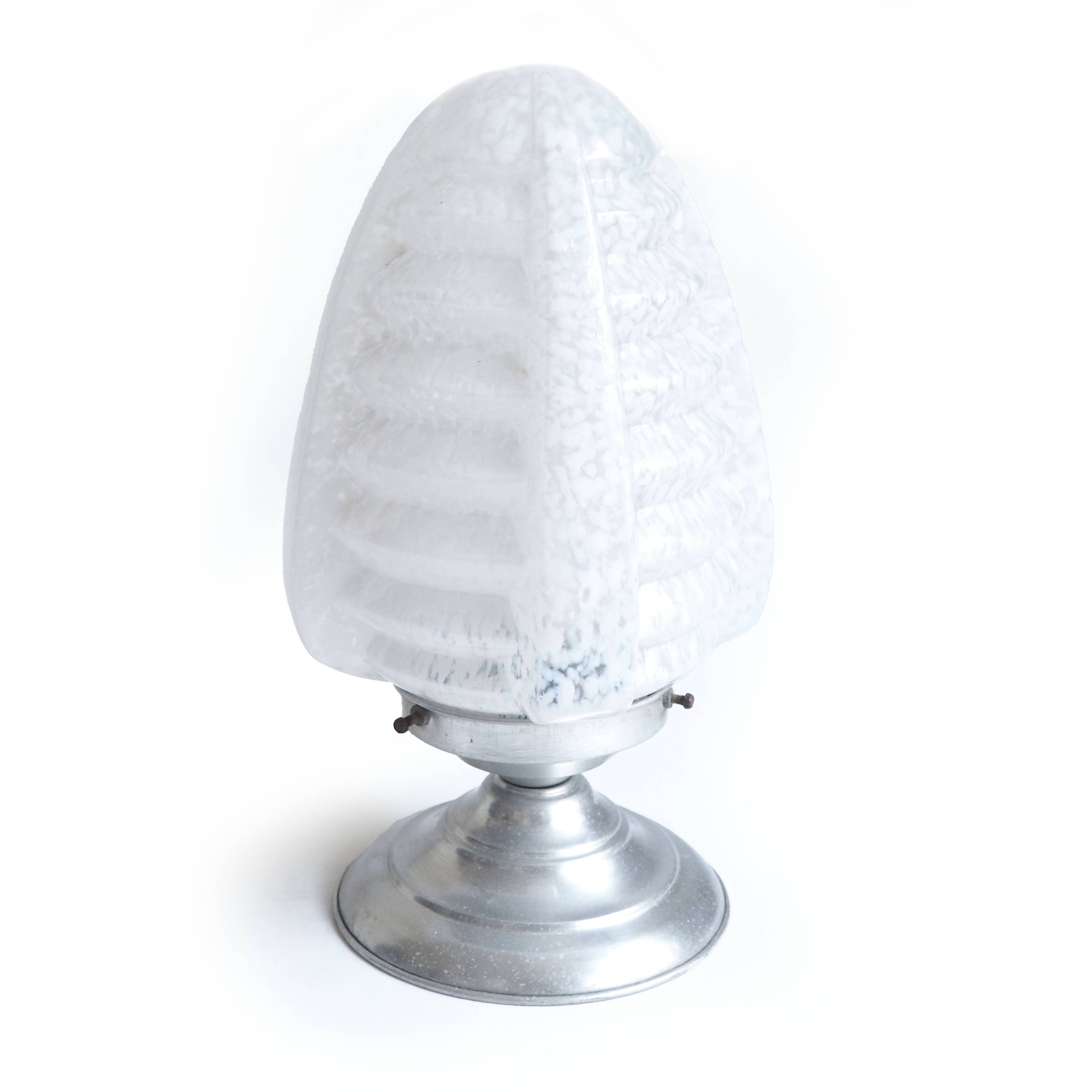 Clichy art deco glass lamp